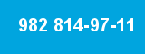 982 814-97-11 982 814-97-11